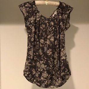 Women's LC Lauren Conrad Pleat Neck Top